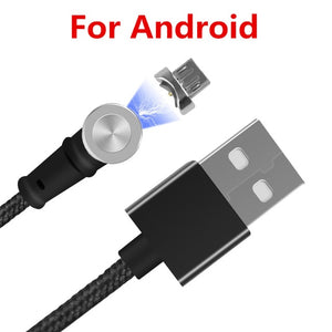 Open image in slideshow, Magnetic Charger Cable Micro USB/Type C/Lightning Cable - timesquaretech
